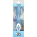 Wonderlust Harmony Blue - wibrator silikonowy, podwojna stymulacja, USB