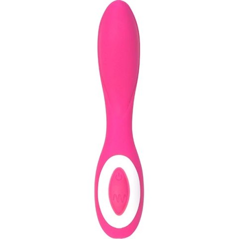Wonderlust Serenity Pink - wibrator silikonowy, 20 trybow, wodoodporny Wonderlust Serenity Pink - wibrator silikonowy, 20 trybow, wodoodporny
