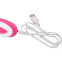 Wonderlust Serenity Pink - wibrator silikonowy, 20 trybow, wodoodporny