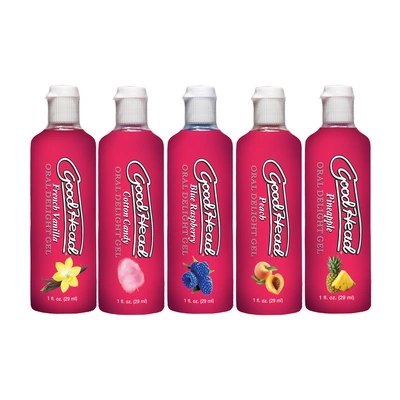 Doc Johnson GoodHead Żel smakowy 5 smakow zestaw 5x29ml Doc Johnson GoodHead Żel smakowy 5 smakow zestaw 5x29ml