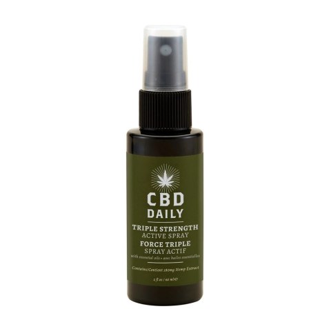 Earthly Body CBD Spray o Potrojnym Działaniu 60ml - Chłodząca Formuła
