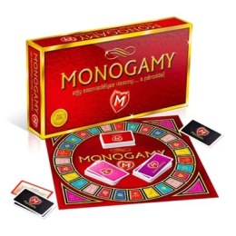 Monogamy Gra planszowa dla par z 400 pomysłami - wersja węgierska