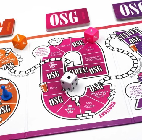 OSG Gra planszowa Nasza Gra Szwedzka - rozbudowana gra dla par OSG Gra planszowa Nasza Gra Szwedzka - rozbudowana gra dla par