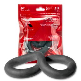 Perfect Fit Brand silikonowy pierścień elastyczny 30 cm czarny