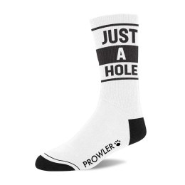 Prowler RED Just a Hole - skarpety czarno-białe z logo, unisex