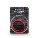 Prowler RED Pasek Silikonowy Regulowany Czerwony 210x25x3 mm