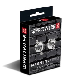 Prowler Red Magnetyczne klipsy intymne z ozdobną koroną, 3 cm