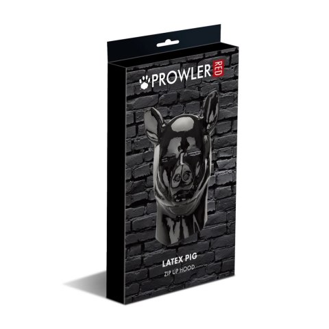 Prowler Red Pig Hood - Kaptur lateksowy z maską i otworami na oczy Prowler Red Pig Hood - Kaptur lateksowy z maską i otworami na oczy