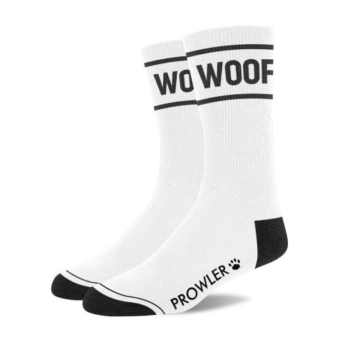 Prowler Skarpety WOOF Red - czarno-białe, komfortowy materiał