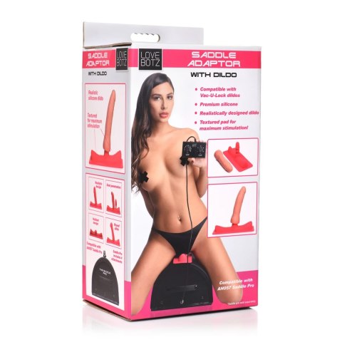 XR Brands Adapter do Saddle Pro z akcesorium Vac-U-Lock 7,25" czarny XR Brands Adapter do Saddle Pro z akcesorium Vac-U-Lock 7,25" czarny