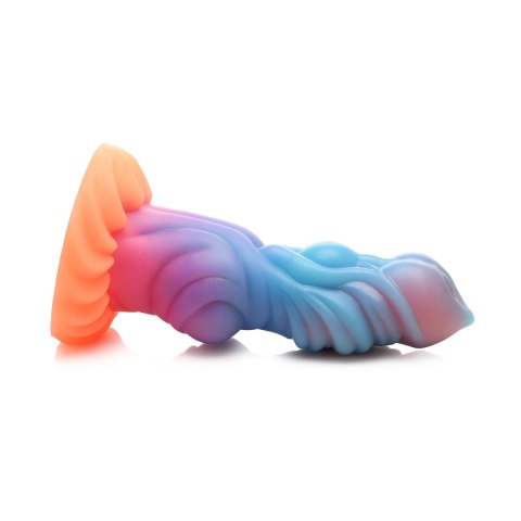XR Brands Alien silikonowy model świecący w ciemności 21 cm kolorowy XR Brands Alien silikonowy model świecący w ciemności 21 cm kolorowy
