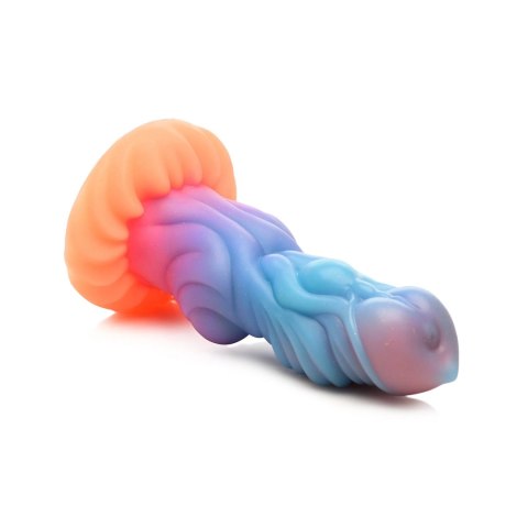 XR Brands Alien silikonowy model świecący w ciemności 21 cm kolorowy XR Brands Alien silikonowy model świecący w ciemności 21 cm kolorowy