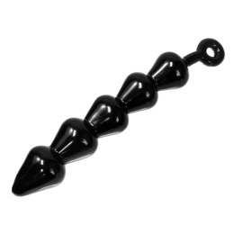 XR Brands Anal Links Black XL - anatomiczne koraliki intymne TPE