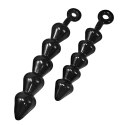 XR Brands Anal Links Black XL - anatomiczne koraliki intymne TPE