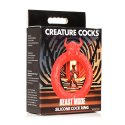 XR Brands Beast Mode silikonowy pierścień intymny czerwony