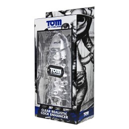 XR Brands Crystal Clear Sleeve z paskiem, przezroczysty, powiększający
