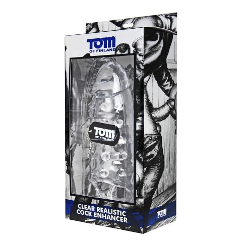 XR Brands Crystal Clear Sleeve z paskiem, przezroczysty, powiększający XR Brands Crystal Clear Sleeve z paskiem, przezroczysty, powiększający