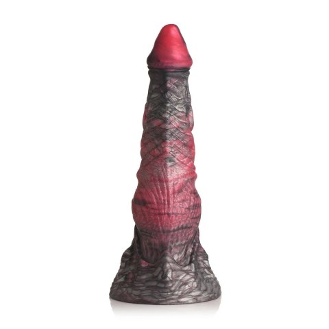 XR Brands Hades Large - silikonowy model anatomiczny czarno-czerwony XR Brands Hades Large - silikonowy model anatomiczny czarno-czerwony