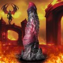 XR Brands Hades Large - silikonowy model anatomiczny czarno-czerwony