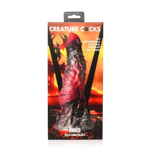 XR Brands Hades silikonowy model anatomiczny średni czarno-czerwony XR Brands Hades silikonowy model anatomiczny średni czarno-czerwony