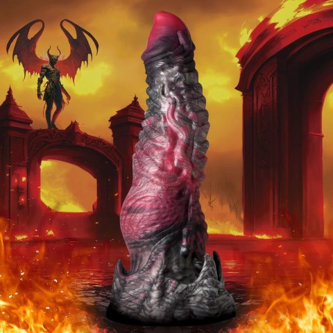 XR Brands Hades silikonowy model anatomiczny średni czarno-czerwony XR Brands Hades silikonowy model anatomiczny średni czarno-czerwony