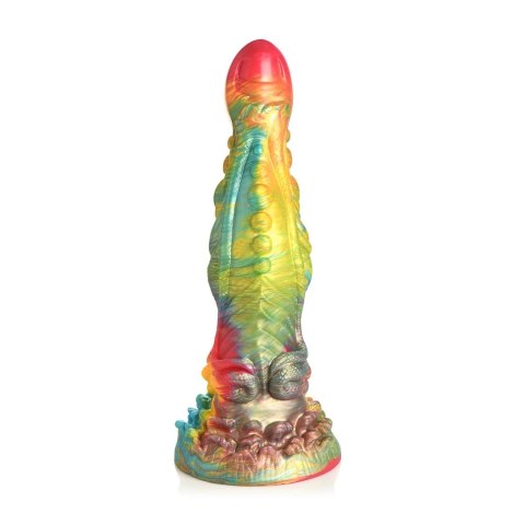 XR Brands Majestic Merman silikonowy model z przyssawką 26 cm tęczowy XR Brands Majestic Merman silikonowy model z przyssawką 26 cm tęczowy