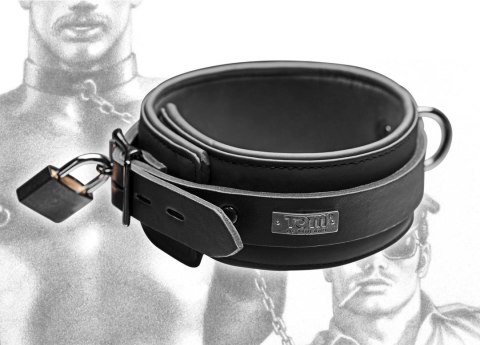 XR Brands Neoprene Collar regulowana z zamkiem i kluczami czarna XR Brands Neoprene Collar regulowana z zamkiem i kluczami czarna