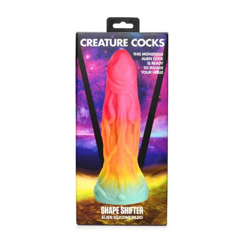 XR Brands Shape Shifter silikonowy model anatomiczny z przyssawką tęczowy XR Brands Shape Shifter silikonowy model anatomiczny z przyssawką tęczowy