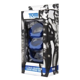XR Brands Zestaw 3 pierścieni metalowych anatomicznych rożne rozmiary