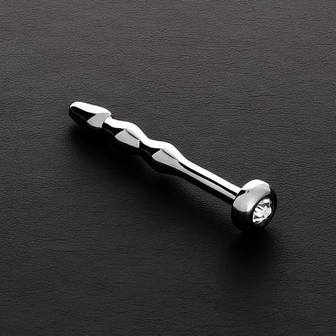 Steel Plug Rose - stalowa wtyczka anatomiczna z ozdobnym kryształem 75 mm Steel Plug Rose - stalowa wtyczka anatomiczna z ozdobnym kryształem 75 mm