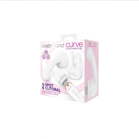 Bodywand Curve Accessory White - Zestaw końcowek wymiennych biały Bodywand Curve Accessory White - Zestaw końcowek wymiennych biały