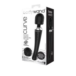 Bodywand Curve Black - Bezprzewodowy masażer z 8 trybami pracy