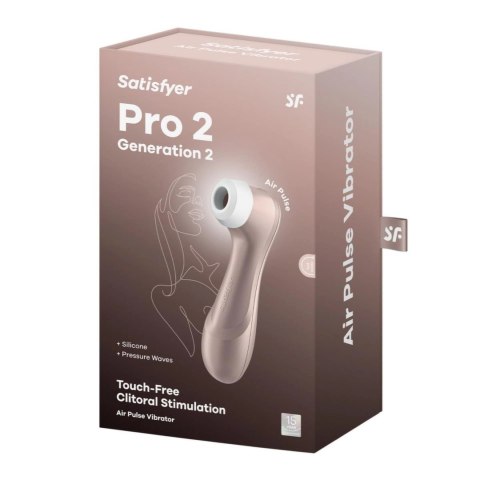 Satisfyer Pro 2 – Bezdotykowy Masażer Falami Powietrza, 11 Trybów