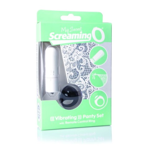 Screaming O Panty Vibe White - Zdalny system wibracyjny z pilotem