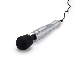 Doxy Die Cast Wand Massager Silver - aluminiowy masażer z silikonową głowicą