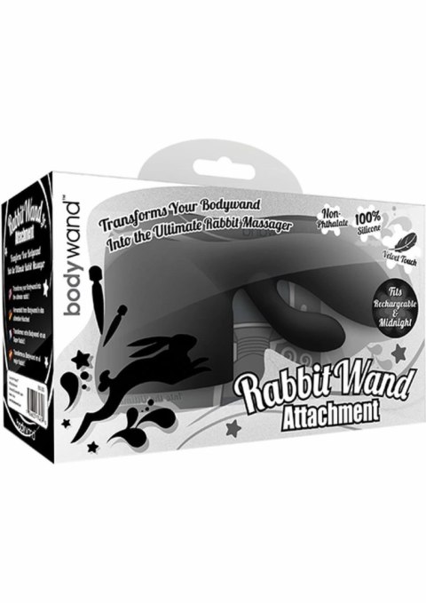 Bodywand Końcowka Rabbit Attachment Black silikonowa czarna Bodywand Końcowka Rabbit Attachment Black silikonowa czarna