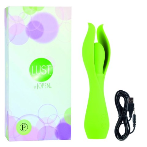 Jopen Lust L5 Green - wielofunkcyjny masażer silikonowy, USB Jopen Lust L5 Green - wielofunkcyjny masażer silikonowy, USB
