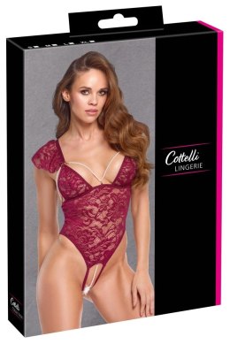 Cottelli Lingerie Body Pearls L - koronkowe body z perłowymi zdobieniami