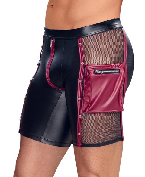 NEK Męskie spodnie L, matowe wykończenie, łańcuchy i kieszeń cargo