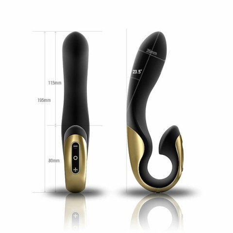 ZINI Roae Black/Gold - elegancki model z 15 trybami pracy, silikon ZINI Roae Black/Gold - elegancki model z 15 trybami pracy, silikon