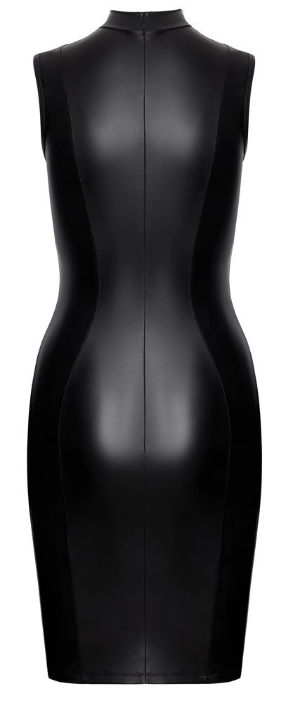 Cottelli PARTY Sukienka Czarna S Bez Rękawow z Ozdobami i Zamkiem