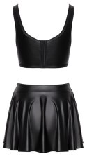 Cottelli PARTY komplet top i spodnica XL czarny matowy design