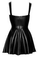 Noir Handmade Sukienka Mini Powerwetlook L Sznurowanie Czarna