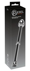 Rebel Metal Milking Stick - stalowy stymulator masażu prostaty, 10 trybow