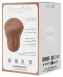 Alive Mia XL - Intymna maszyna dwukanałowa z miękkiego TPE 14,6 cm