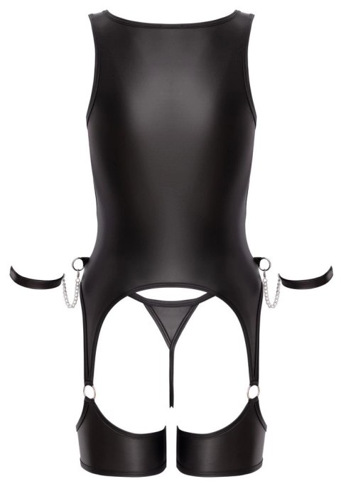 Cottelli Bondage XL - Zestaw matowy z topem, stringami i kajdankami