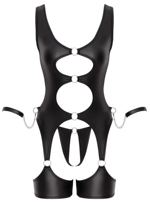 Cottelli Bondage Set L - Czarny matowy komplet z kajdankami