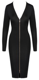 Cottelli Collection Party Sukienka Zip XL czarna, z podwojnym zamkiem