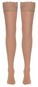 Cottelli Legware Pończochy Nude z Koronką 20 DEN S Oeko-Tex