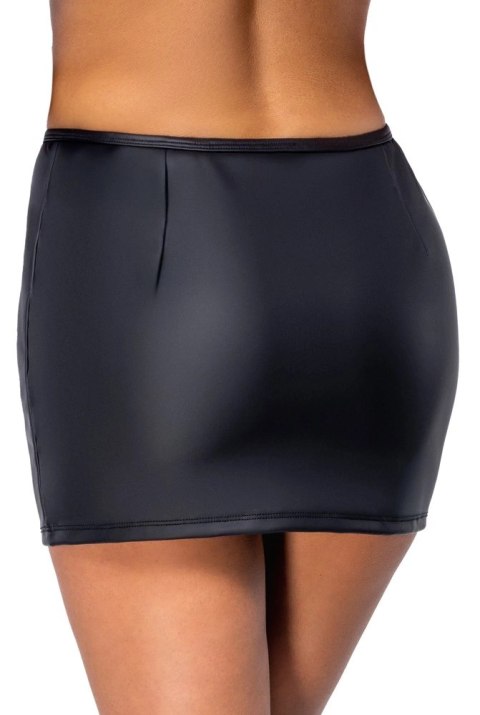 Cottelli PARTY Mini spodniczka czarna z dżetami i zamkiem S